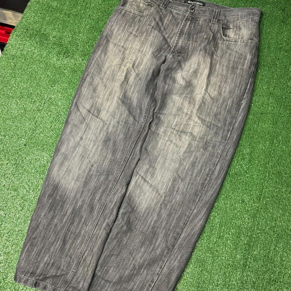 Vintage Y2K Southpole Baggy Grey Pants Size 38 Pocket Design 2000s Vintage Wide - Picture 6 of 8